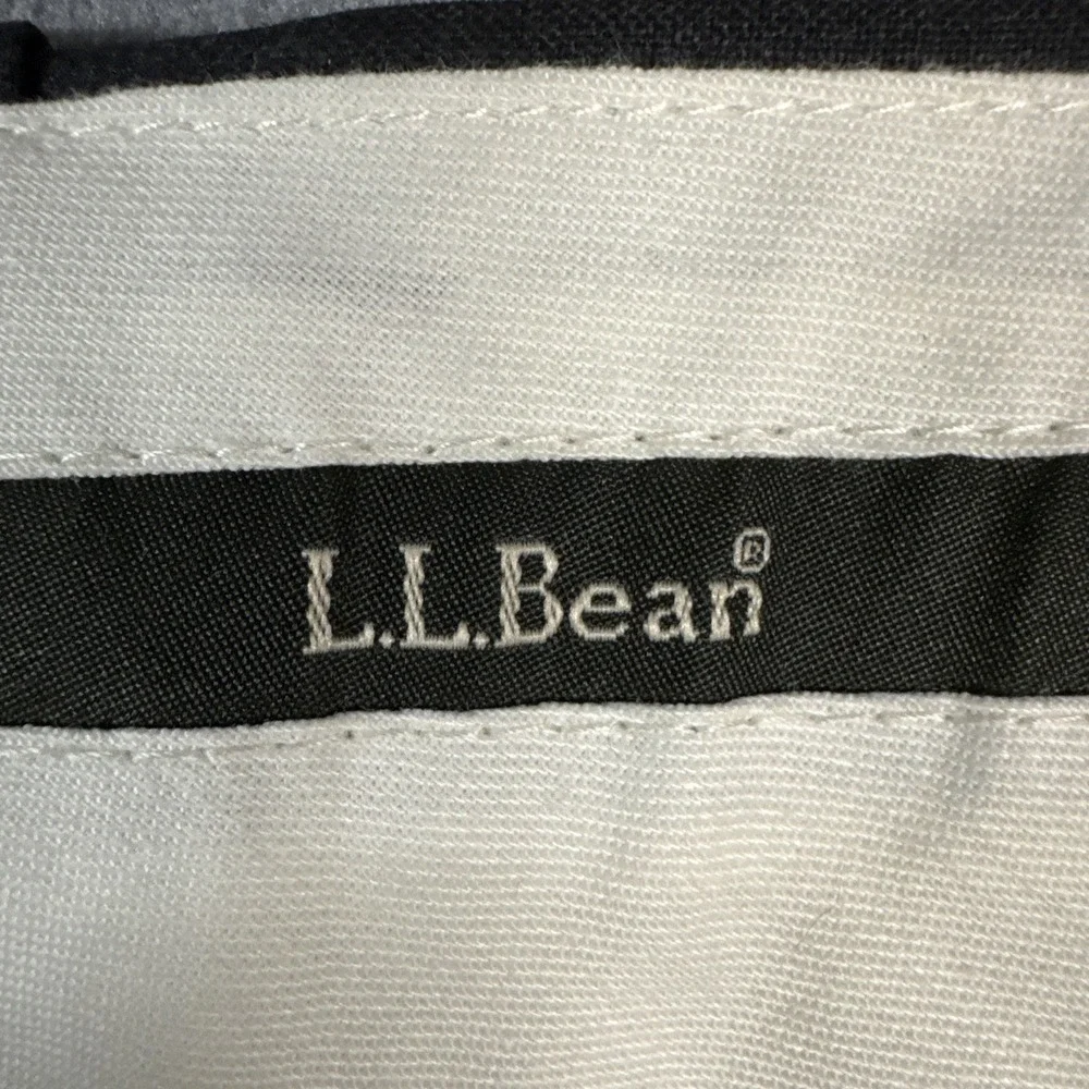 LL Bean Pants Mens 36x30 Charcoal Gray Classic Fit Flat Front 100% Wool Dress